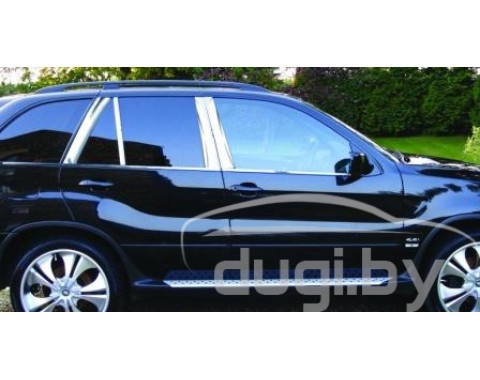 Нижние молдинги стекол (нерж.) для X5 (E70)